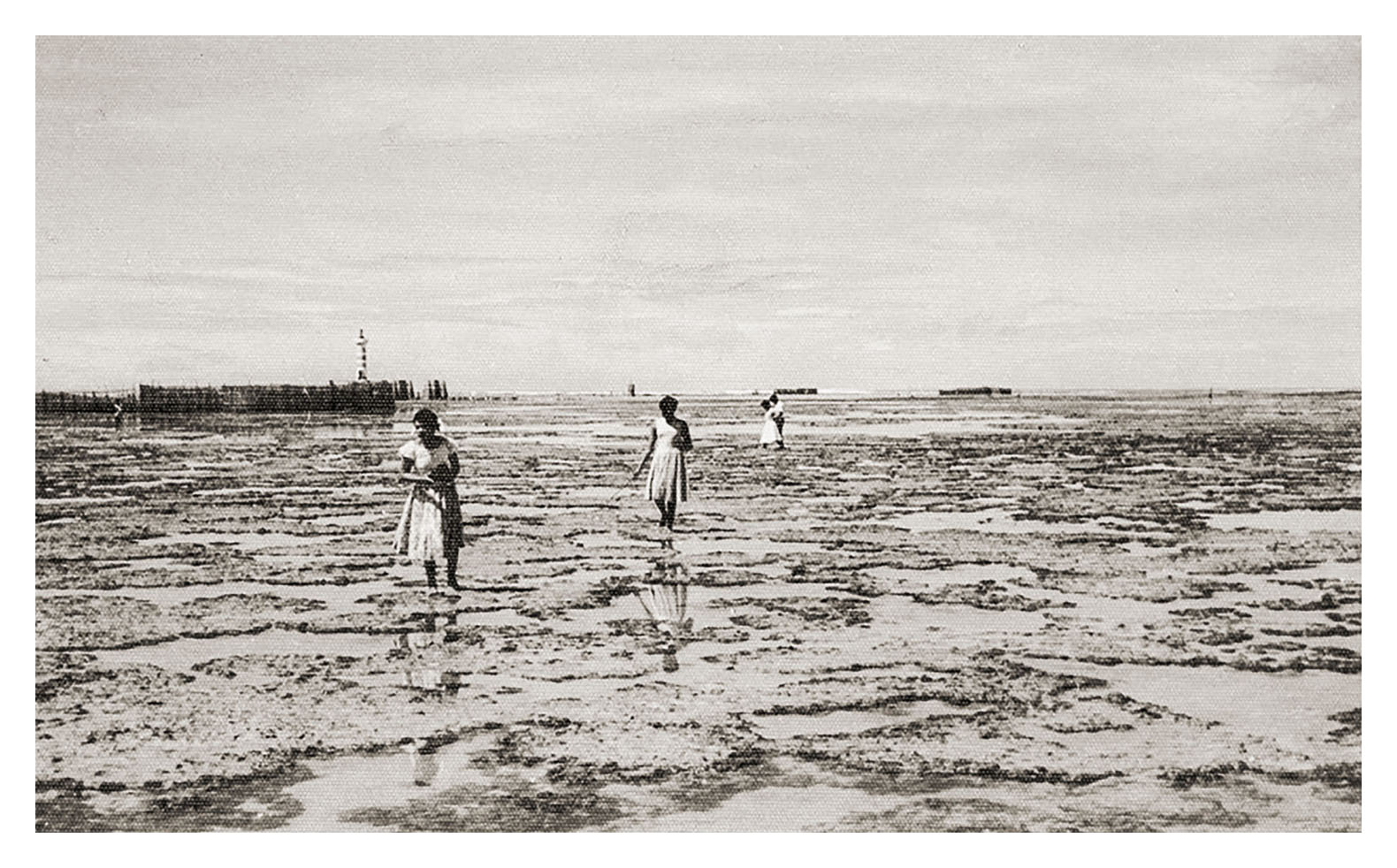 Praia de Ponta Verde nos anos 1950