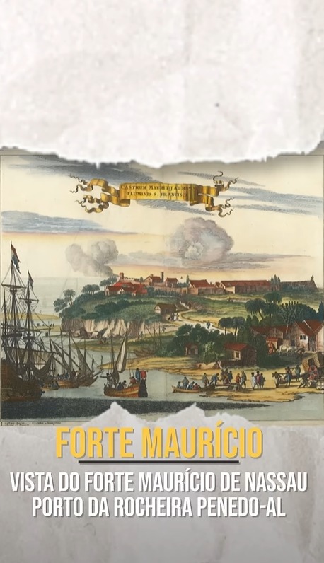Um forte holandês escondido sob Penedo?
